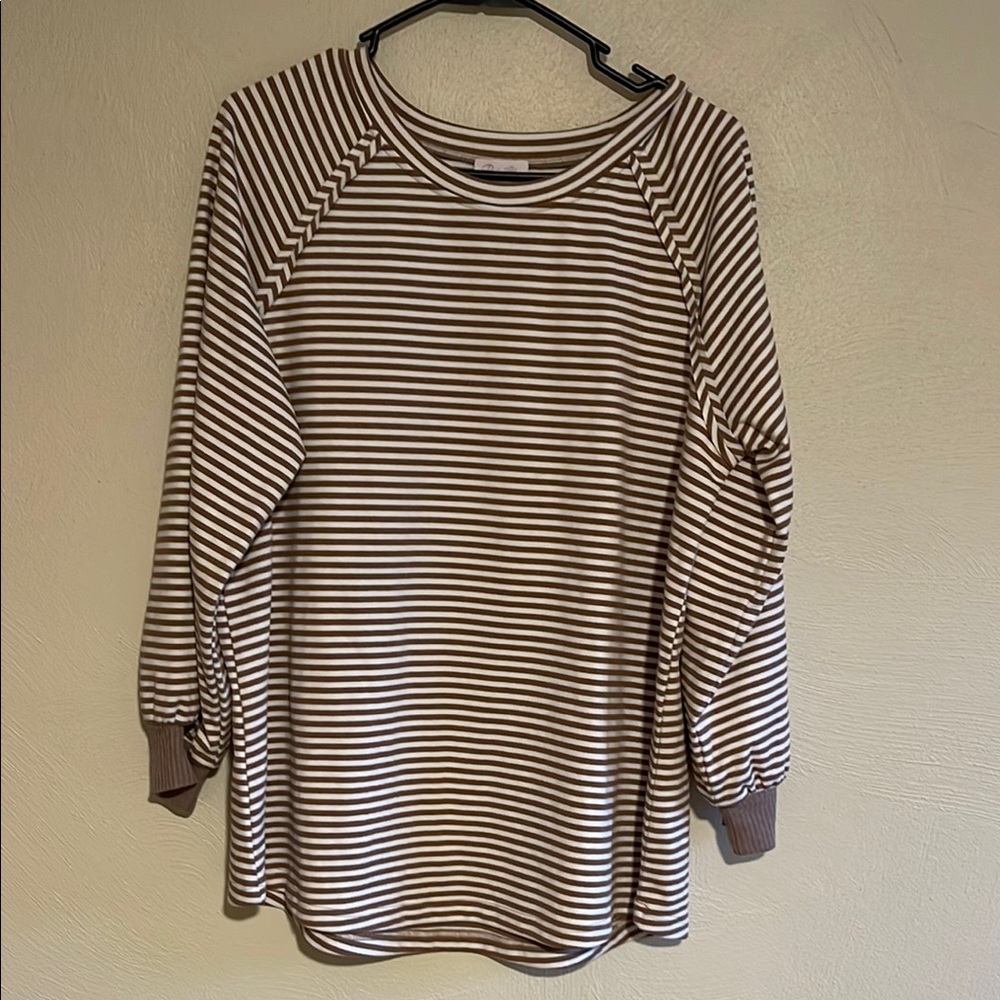 Pink Lily striped sweater